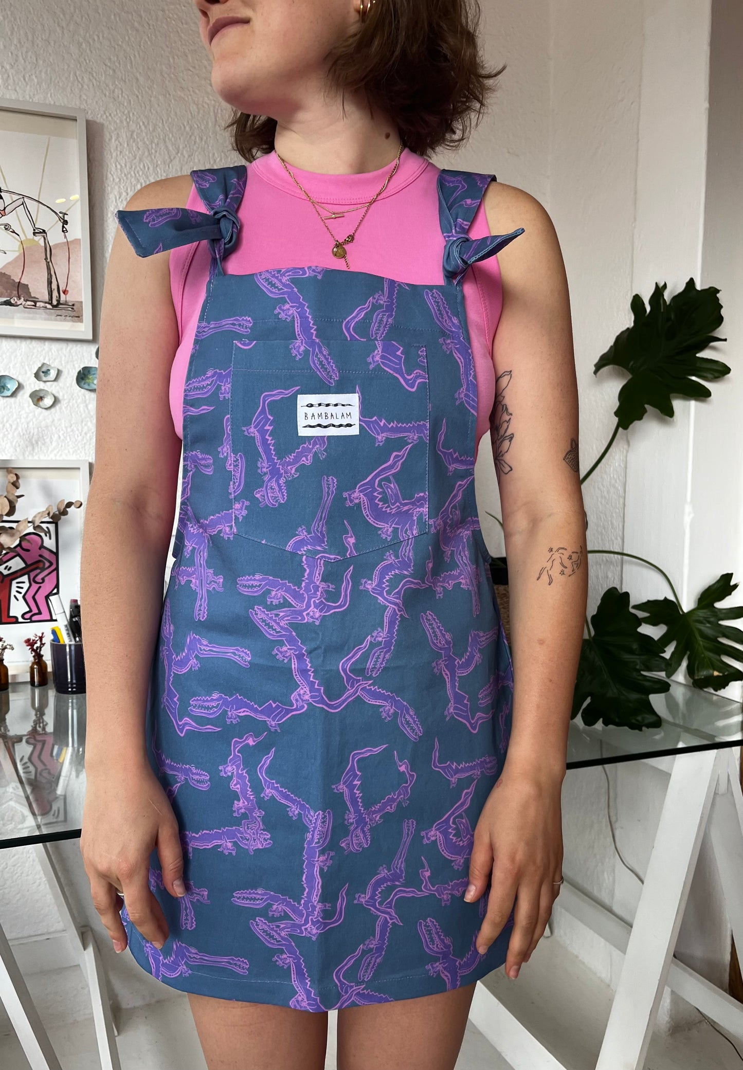 'Roller crocs' Dress dungaree